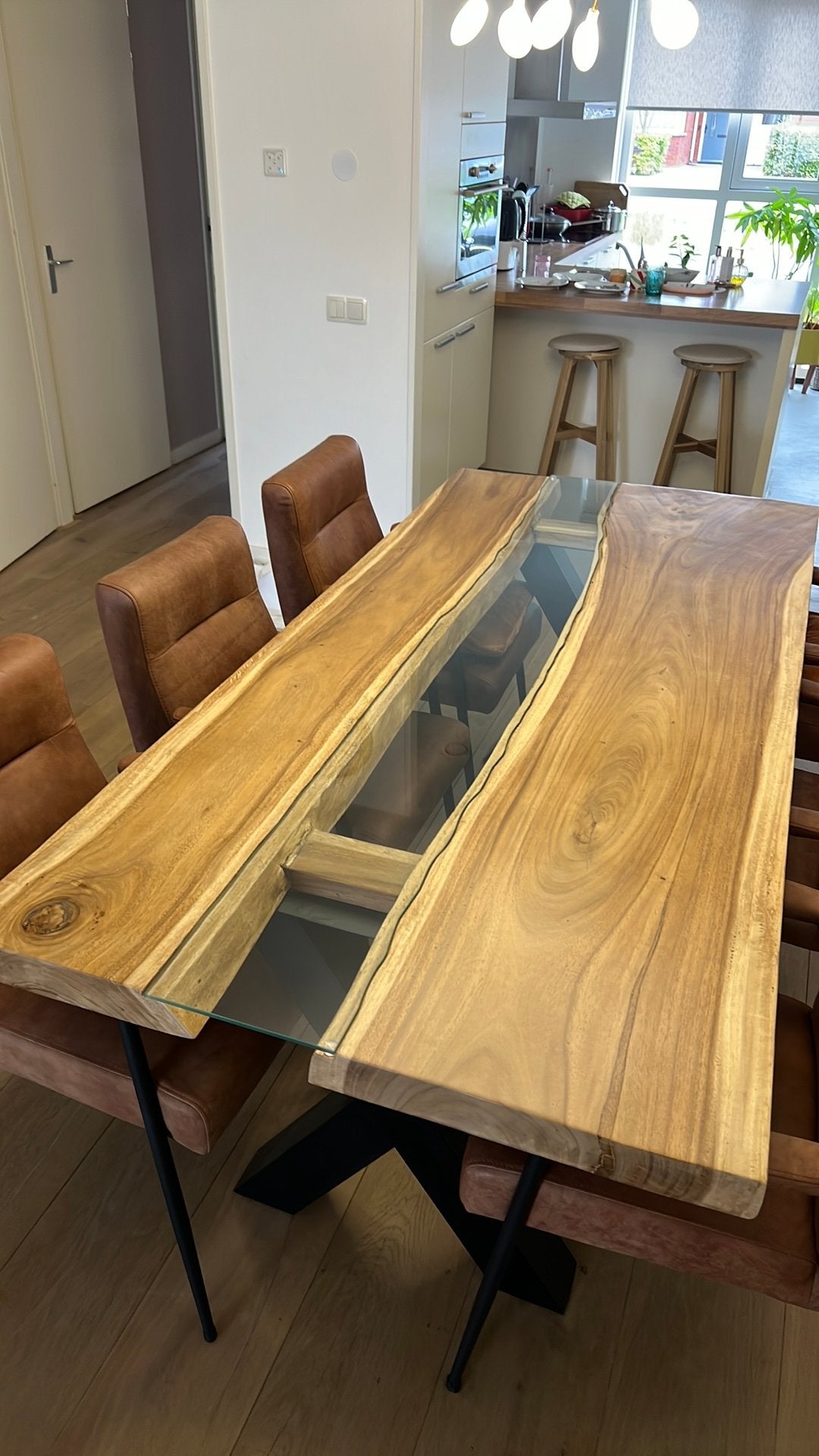 Boomstamtafel river, Ophalen, 200 cm of meer, 50 tot 100 cm, Zo goed als nieuw