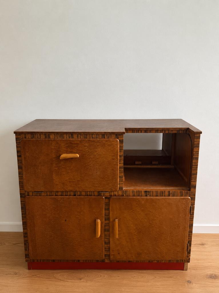 Vintage Art Deco Designer Cabinet, Ophalen