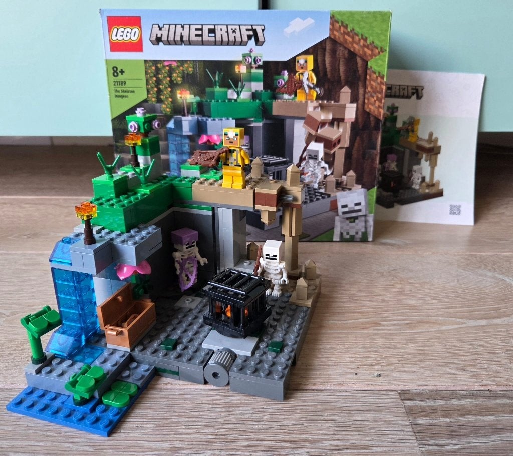 LEGO 21189 Minecraft De Skeletgevangenis, Minecraft, Lego, Ophalen of Verzenden, Zo goed als nieuw