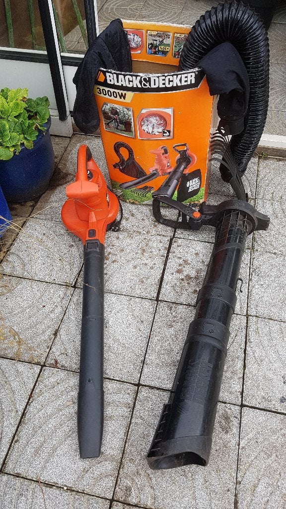 Black + Decker GW3050-QS bladblazer, Gebruikt, Met opvangzak, Handgedragen, Ophalen of Verzenden