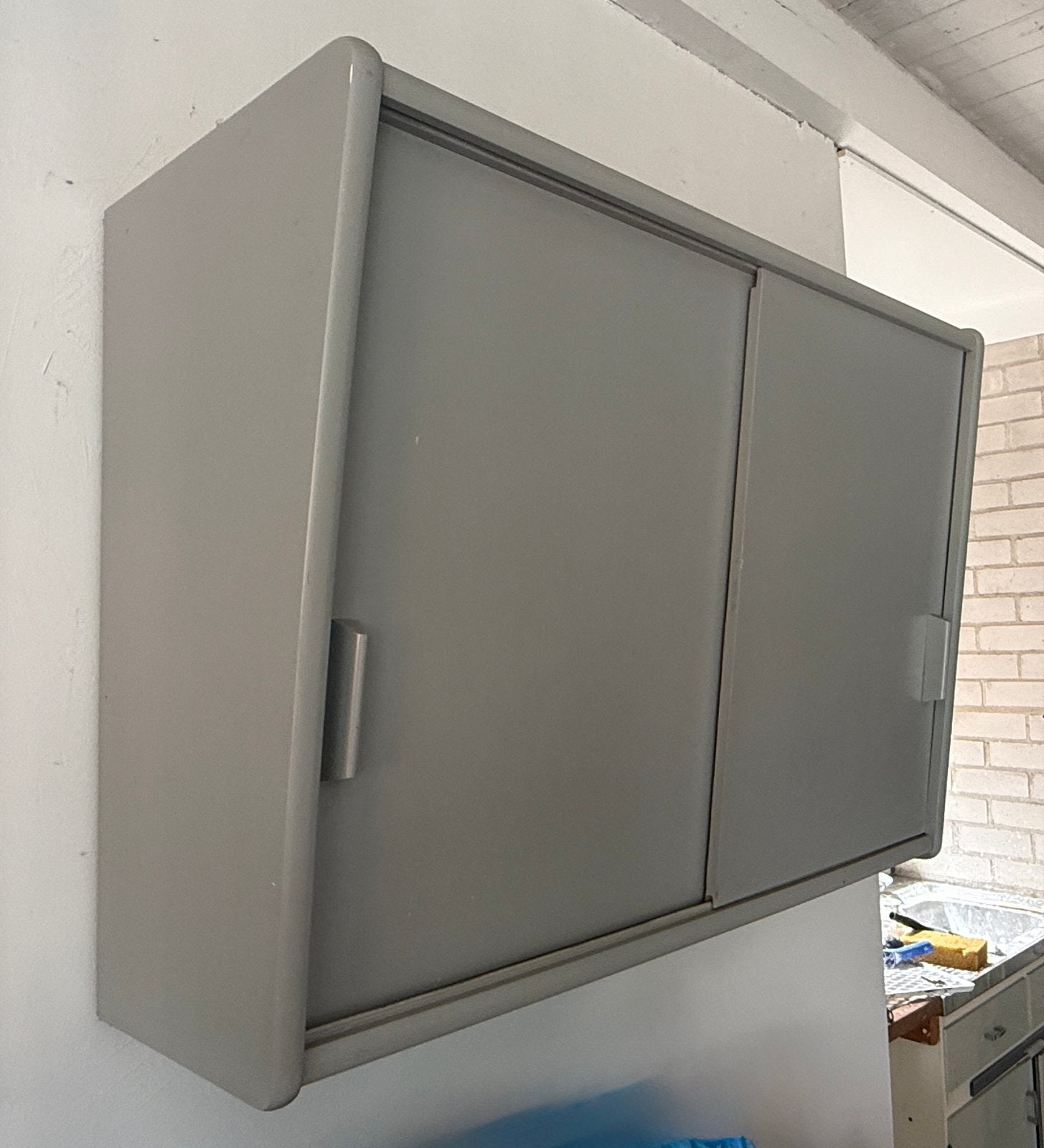 Retro keukenkast - 90 cm, Antiek en Kunst, Ophalen
