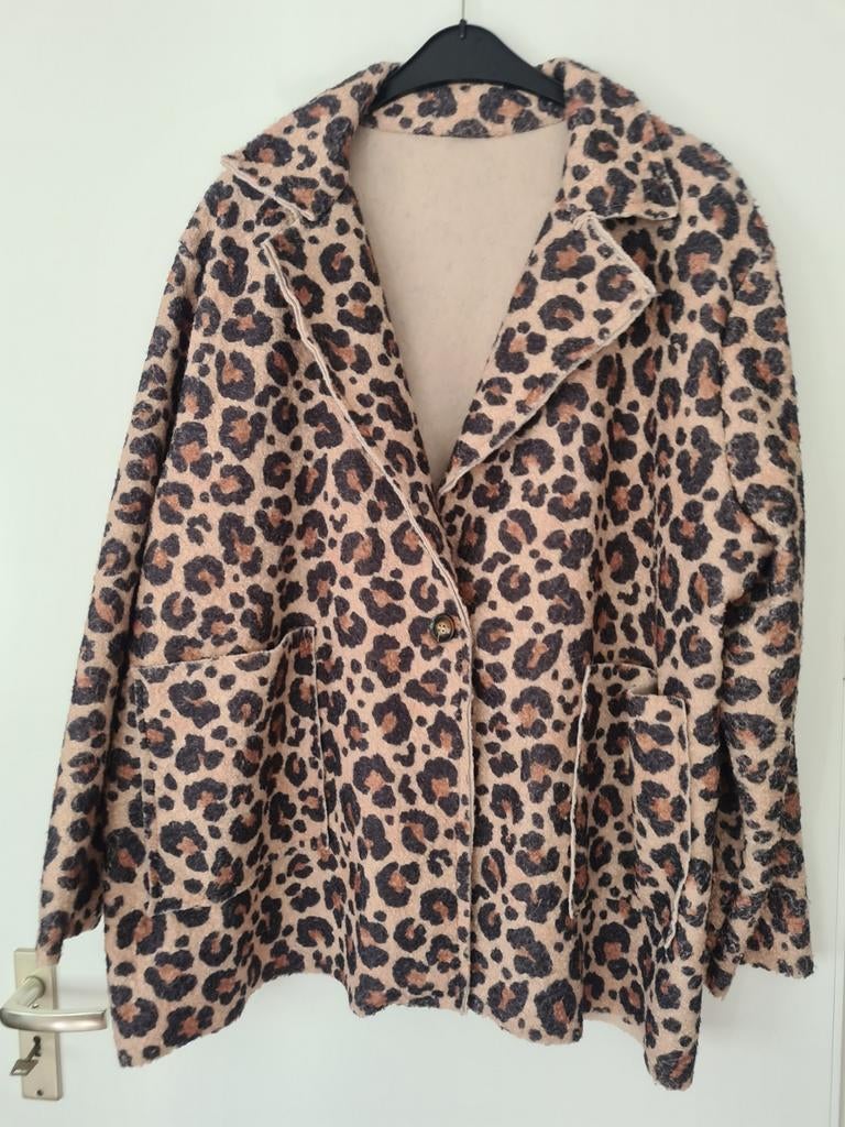 Jas Boucle, Ophalen of Verzenden, Nieuw, Beige, Jasje of Colbert