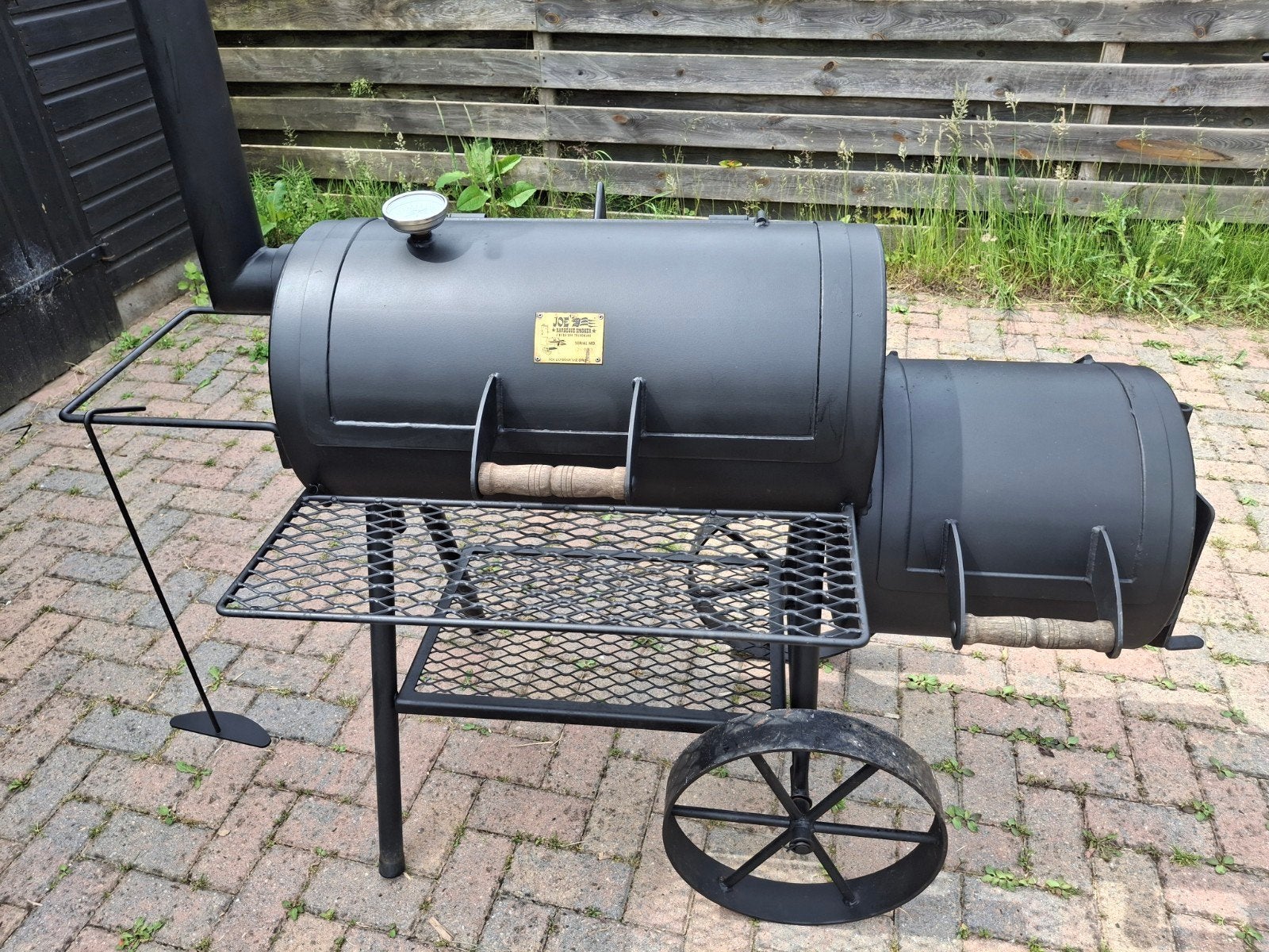 Originele Joe's Barbeque Smoker - Heavy Duty 16" - Topkwalit, Tuin en Terras, Houtskoolbarbecues, Ophalen of Verzenden, Gebruikt