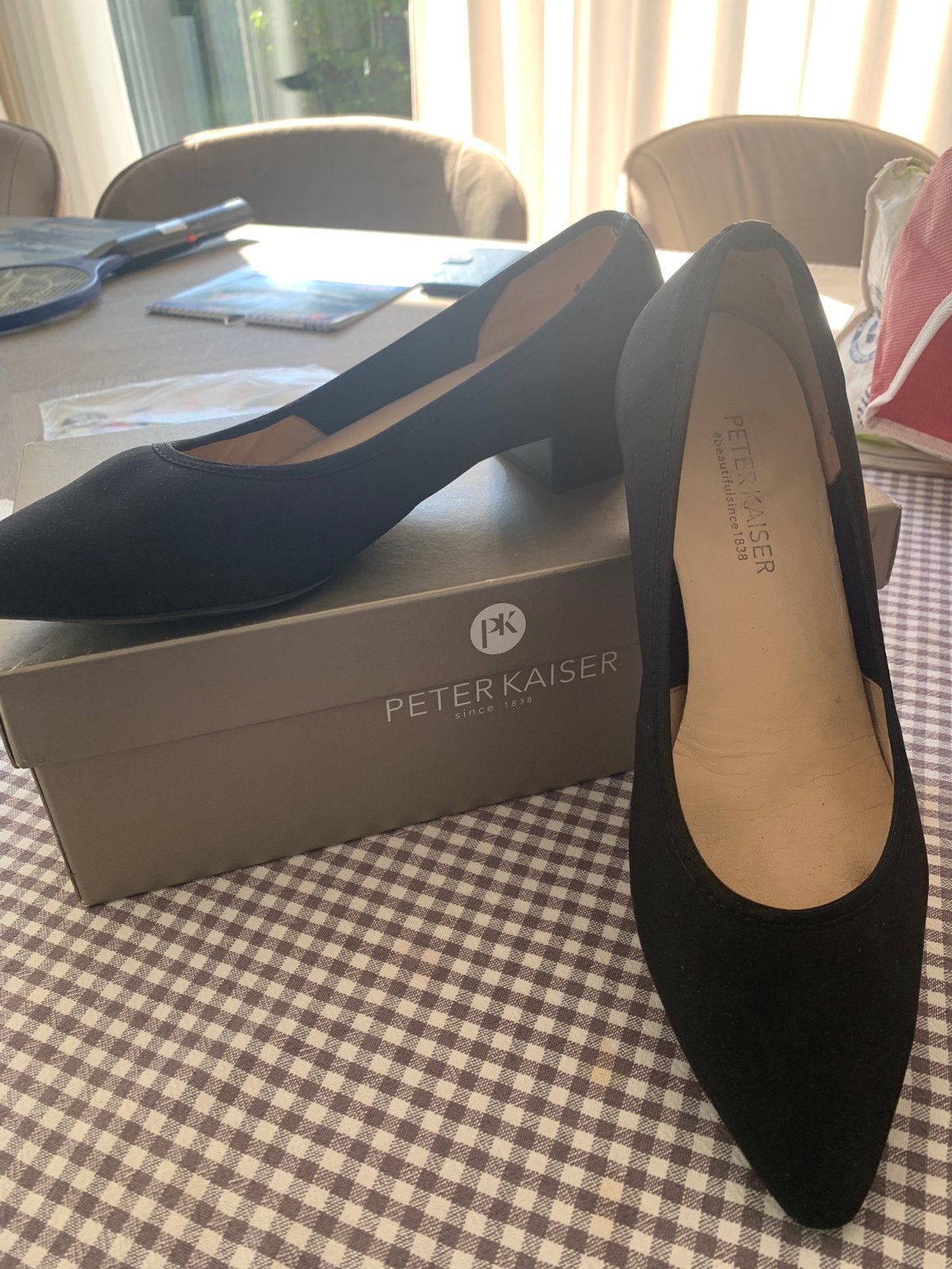 Peter Kaiser schoenen zwart maat 38 1/2, Ophalen of Verzenden, Zo goed als nieuw, Zwart