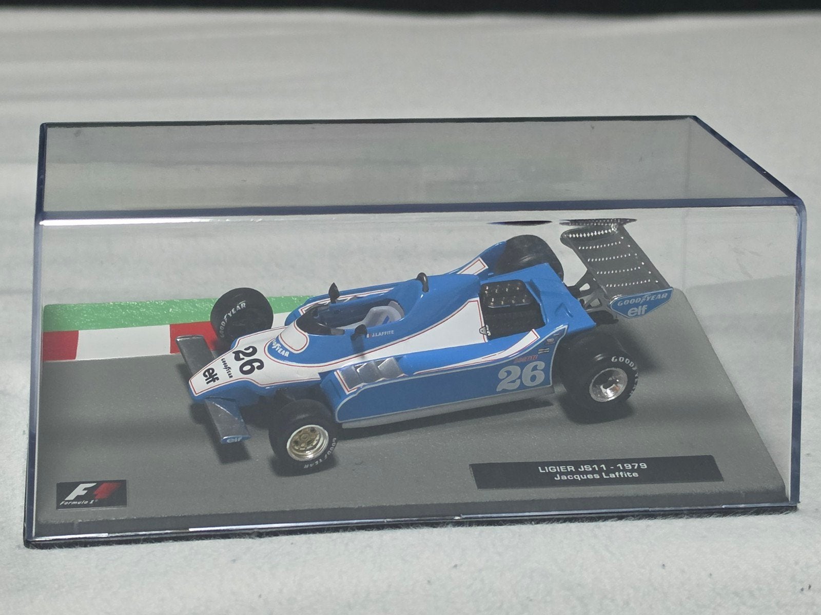 Ligier JS11 - 1979 Jacques Laffite Formule 1 modelauto, Hobby en Vrije tijd, Modelauto's | 1:43, Ophalen of Verzenden