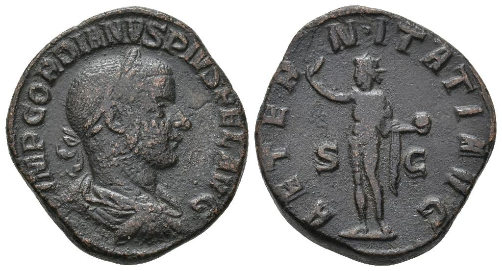 Romeinse munt, sestertië Gordian III 238-244 AD, Verzenden, Italië, Losse munt