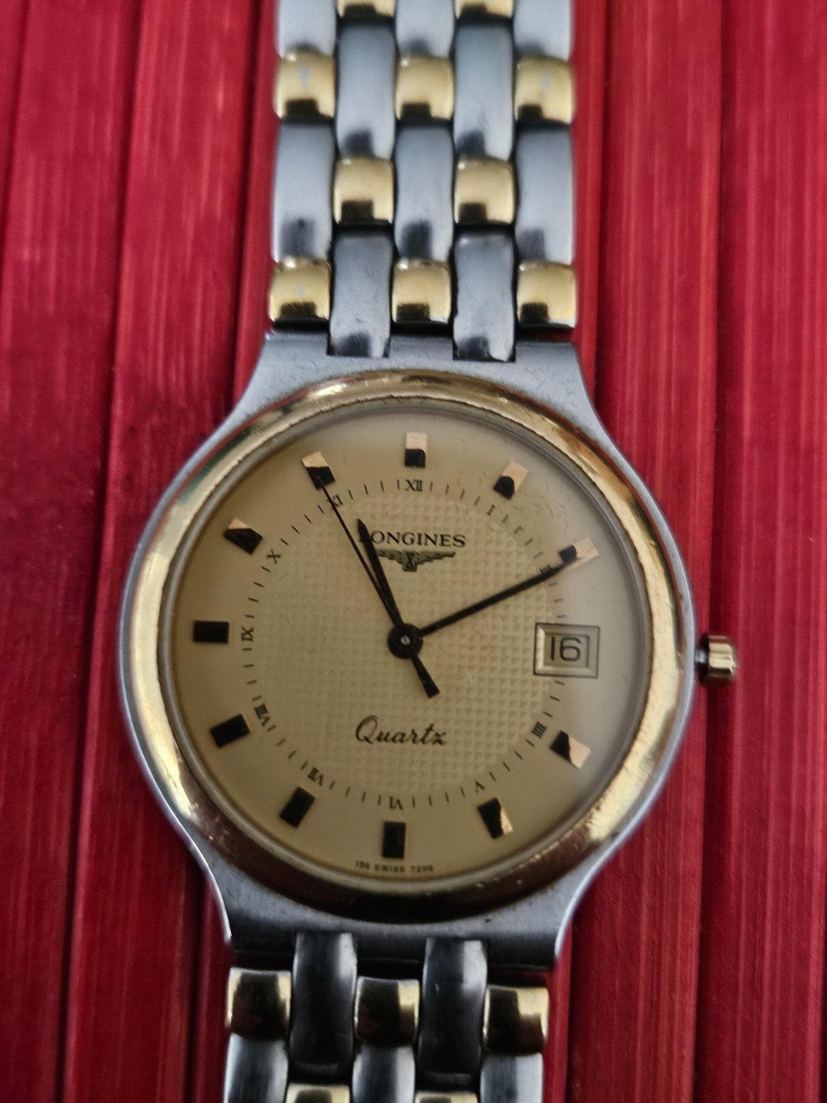 Longines dameshorloge quartz, Overige merken, Staal, Staal, Polshorloge