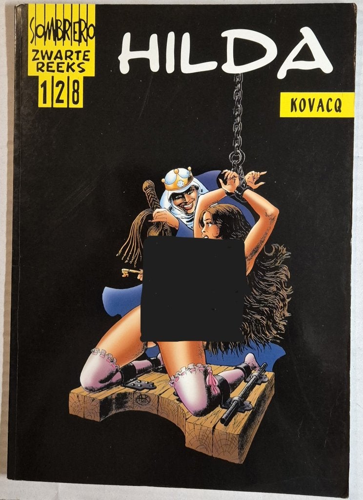 Sombrero Zwarte Reeks 128 Hilda - Kovacq  - 2003, Boeken, Stripboeken, Gelezen, Eén stripboek, Ophalen of Verzenden, Kovacq