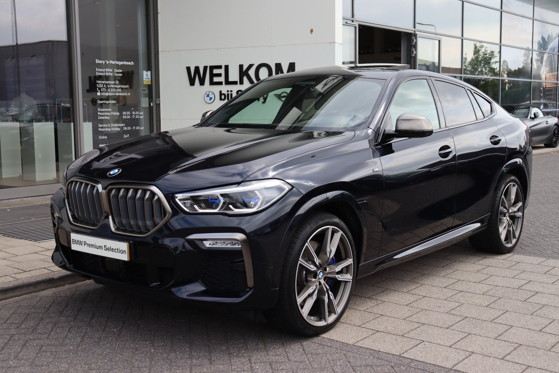BMW X6 M50d High Executive Automaat / Panoramadak Sky Lounge, Auto's, Dealer onderhouden, Gebruikt, 2993 cc, Met garantie (alle)