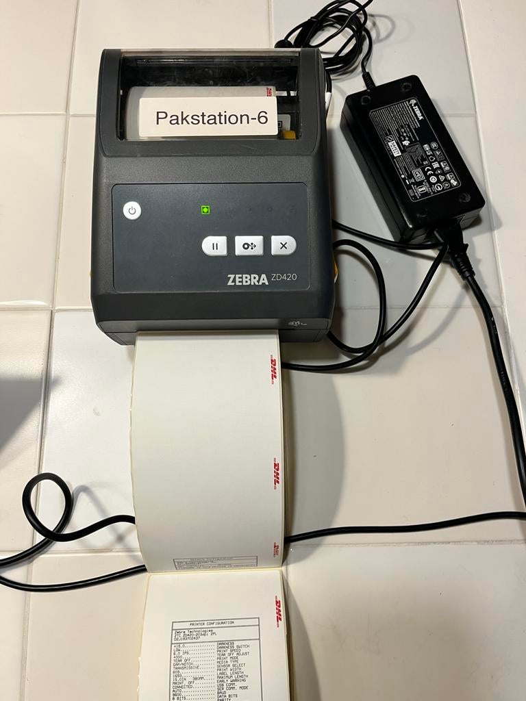 Zebra ZD420 Labelprinter - Thermische Printer, Computers en Software, Labelprinters, Ophalen of Verzenden, Zo goed als nieuw, Etiket