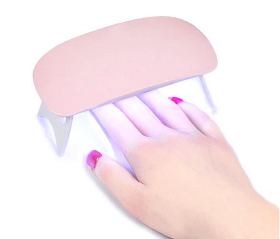 Mini UV 6W nageldroger 6 LED, Nieuw, Ophalen of Verzenden, Toebehoren, Handen en Nagels