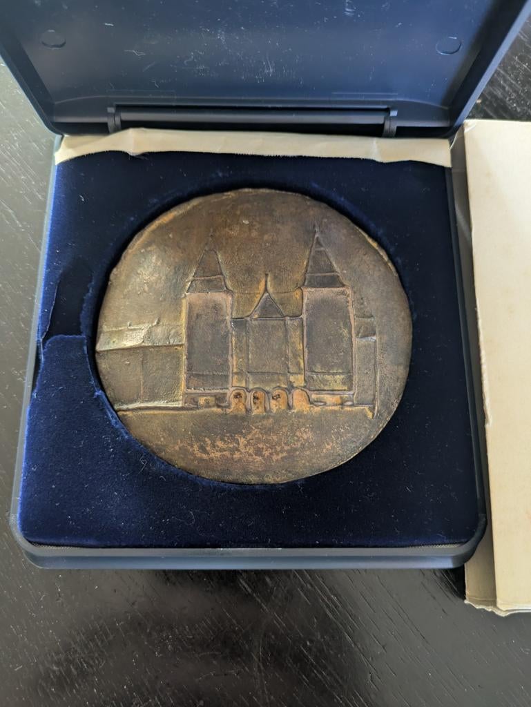 Bronzen penning Rijksmuseum Theresia van der Pant, Ophalen of Verzenden, Brons