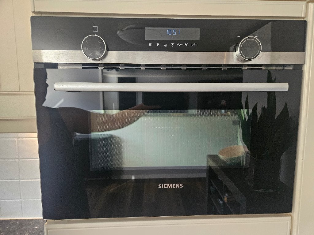 Siemens combi-oven inbouw, Ophalen, 45 tot 50 cm, Gebruikt, Siemens