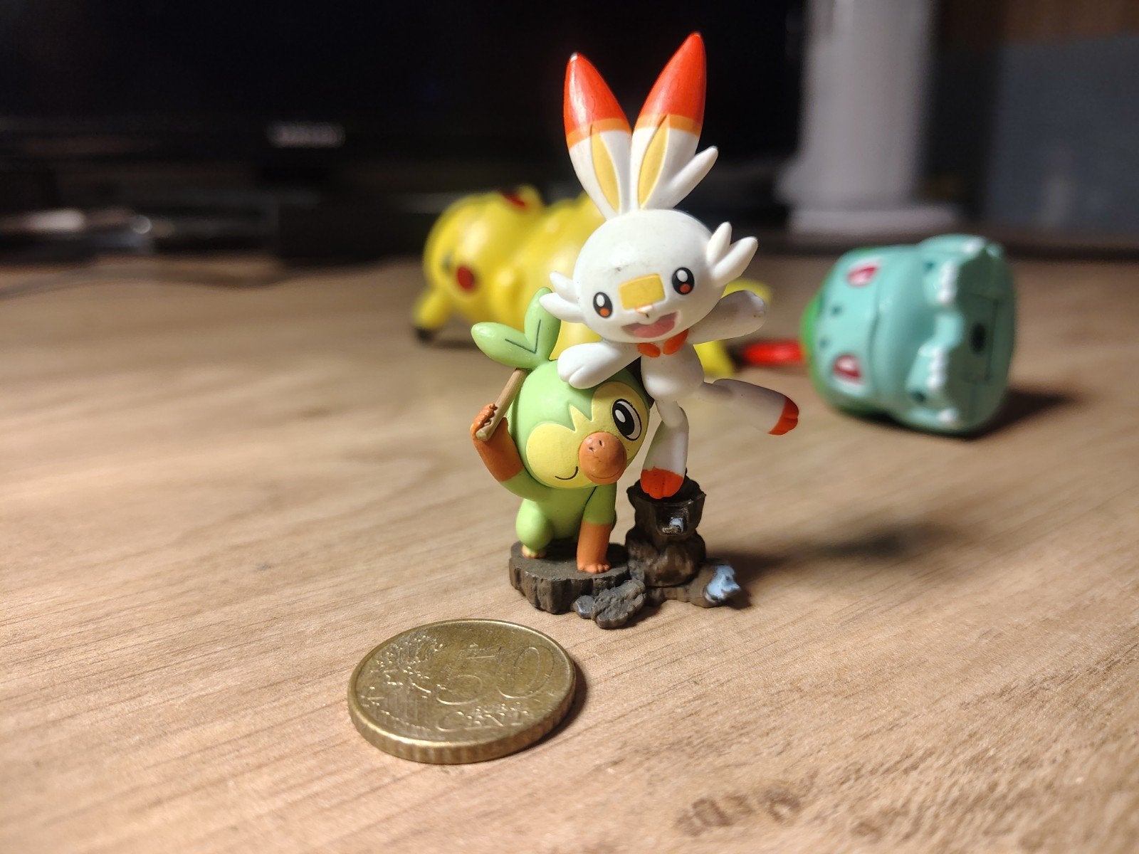 Pokémon Grookey & Scorbunny Poppetje, Ophalen of Verzenden, Zo goed als nieuw