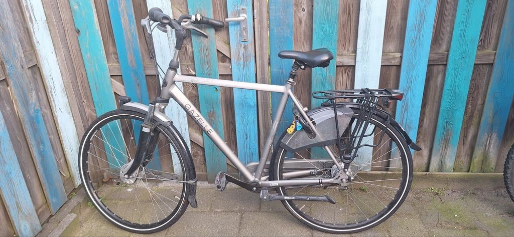 Herenfiets Gazelle Paris 7 versnellingen 28 inch, Ophalen, Gebruikt, Versnellingen, 57 tot 61 cm