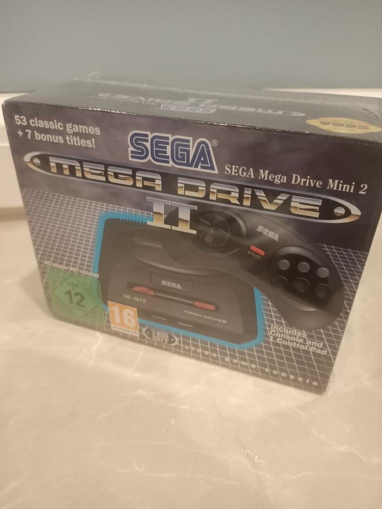 Sega Mega Drive Mini 2 - Nieuw in doos!, Spelcomputers en Games, Spelcomputers | Sega, Met games, Mega Drive, Nieuw, Ophalen of Verzenden