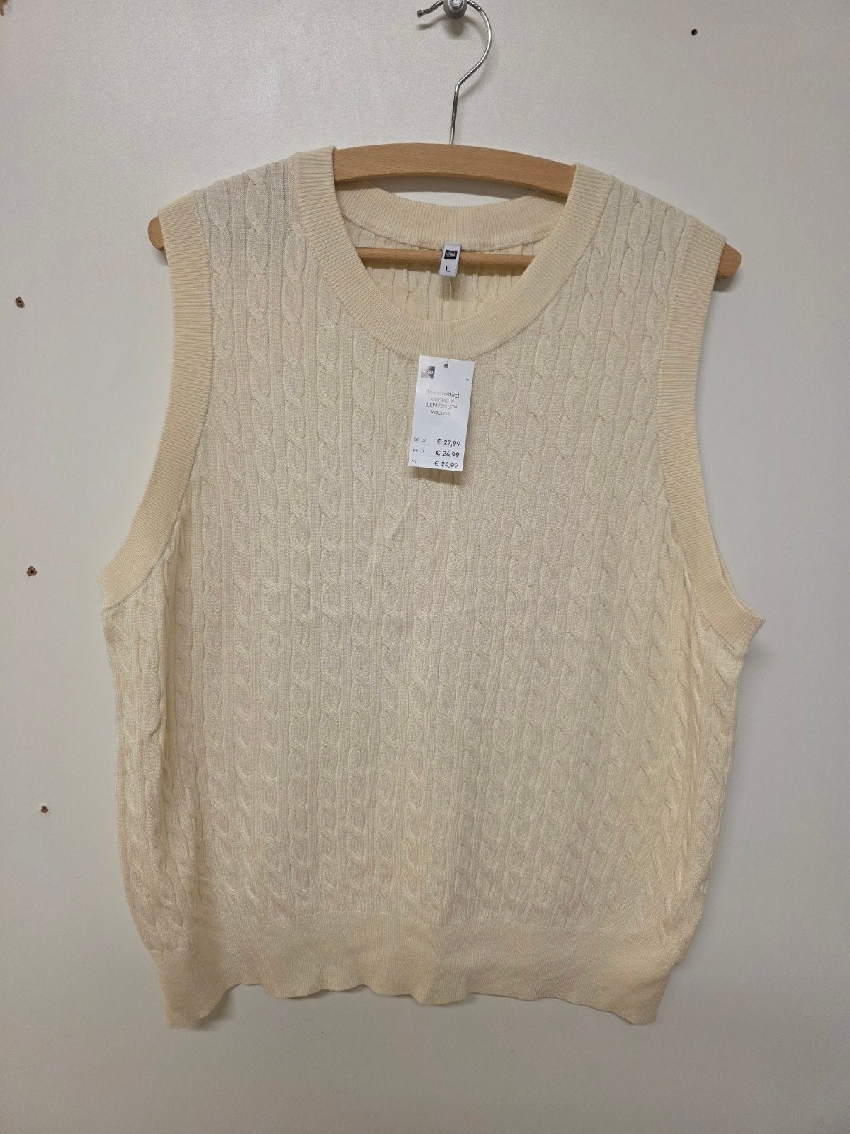 Nieuwe HEMA spencer maat L, Kleding | Dames, Truien en Vesten, Wit, Maat 42/44 (L), Nieuw, Ophalen of Verzenden