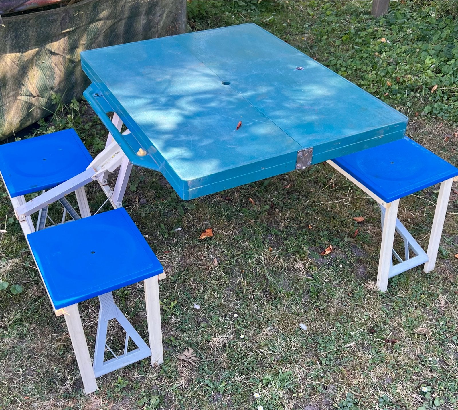 Inklapbare picknicktafel met 4 zitplaatsen, Ophalen, Gebruikt, Campingtafel