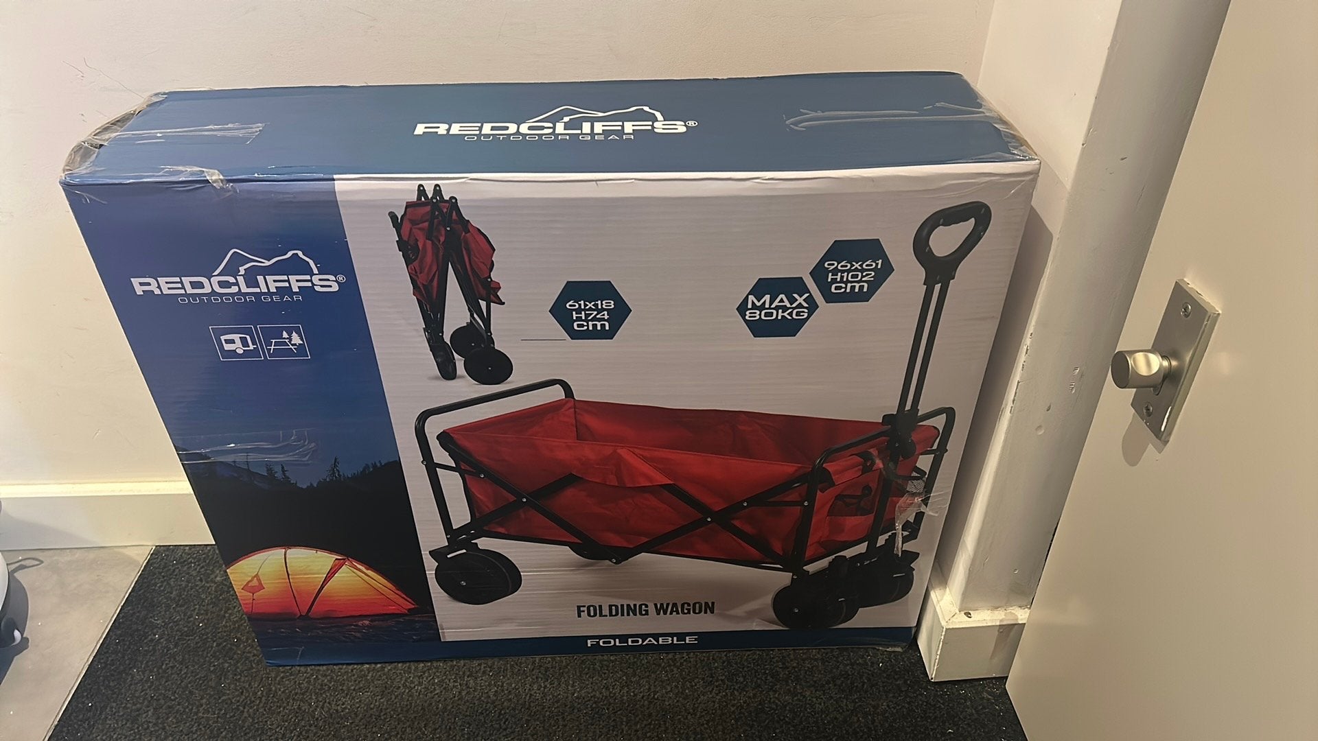 Redcliffs bolderkar, Caravans en Kamperen, Ophalen, Opvouwbaar, Nieuw