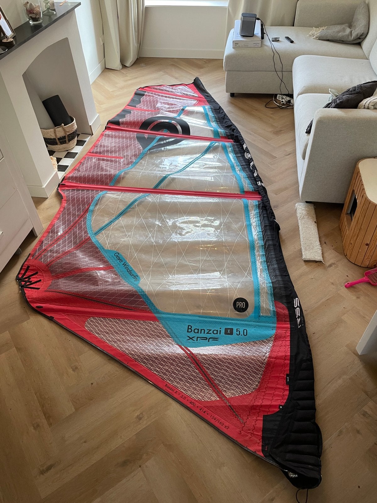 Goya Banzai X 5.0 5m2 2018, Gebruikt, 3.5 tot 5 m², Zeil, Ophalen