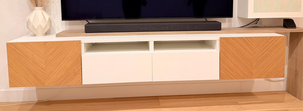 BESTA IKEA tv stand and BESTA wall cabinet, Ophalen, Zo goed als nieuw, 25 tot 50 cm, Minder dan 100 cm