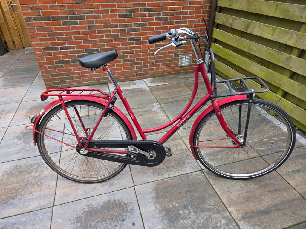 Stadsfiets, Fietsen en Brommers, Fietsen | Dames | Damesfietsen, Batavus, Ophalen of Verzenden, Trommelrem, 53 tot 56 cm