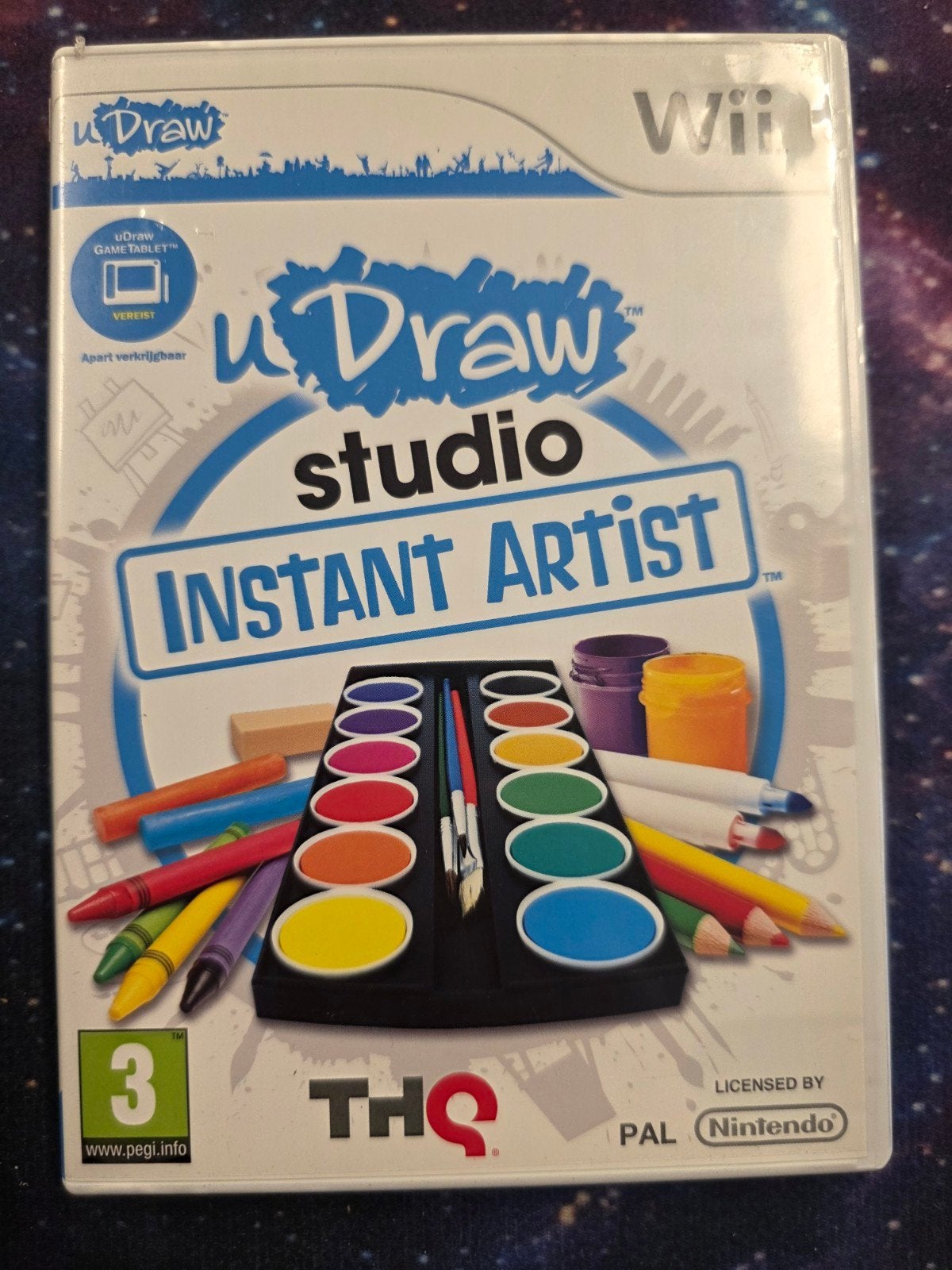 uDraw Studio Instant Artist - Wii (THQ, Nintendo), Spelcomputers en Games, THQ, Overige genres, 1 speler, Ophalen of Verzenden