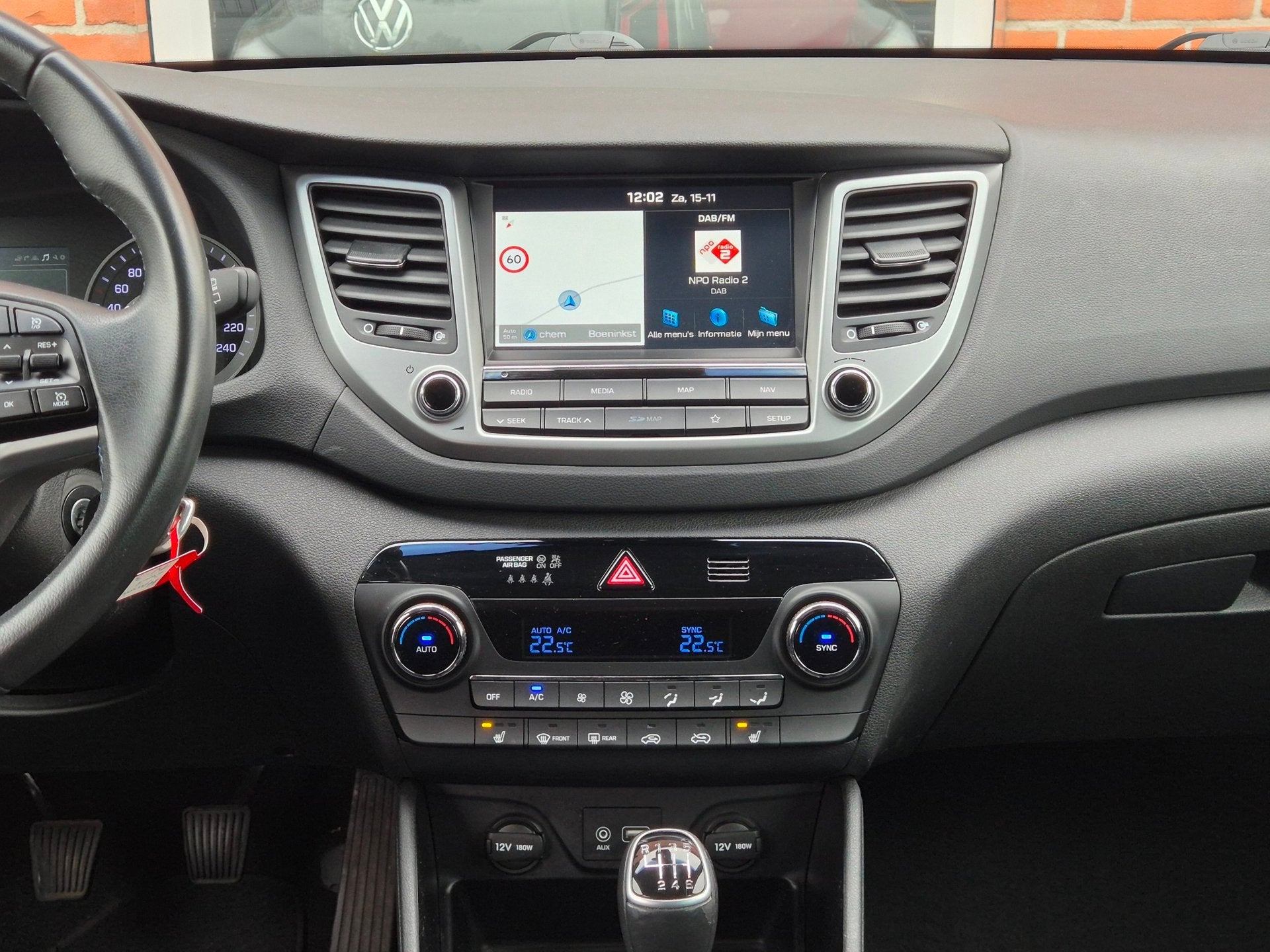 Hyundai Tucson 1.6 GDi Comfort 132PK 5drs clima, cruise, nav, Auto's, Voorwielaandrijving, Stof, Gebruikt, Euro 6