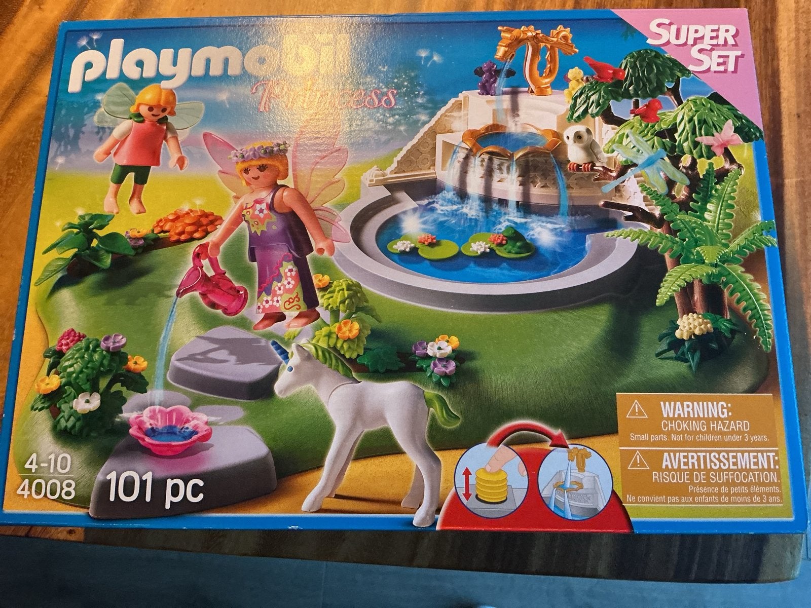 Playmobil Princess 4008 Super Set met Eenhoorn en Feeën, Ophalen, Zo goed als nieuw, Jongen of Meisje