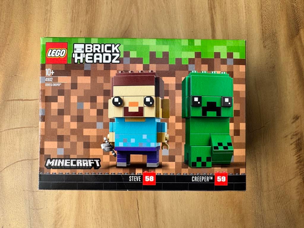 LEGO BrickHeadz Minecraft Steve & Creeper 41612, Minecraft, Lego, Nieuw, Ophalen of Verzenden