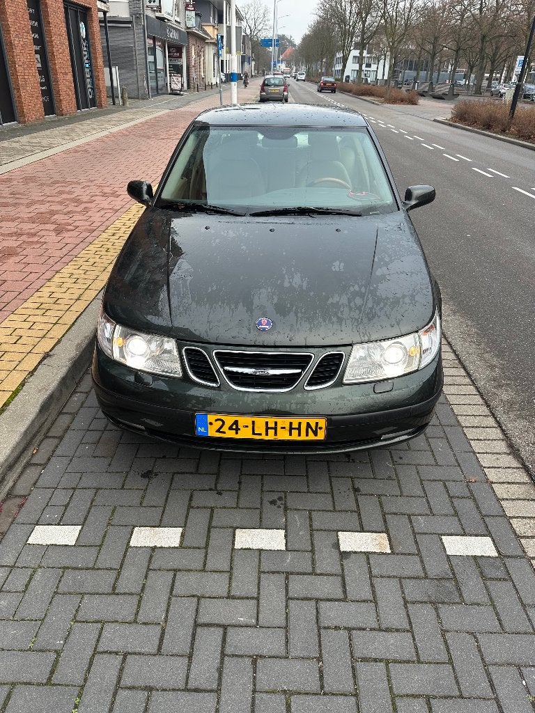 Saab 9-5 3.0 T V6 AUT 2003 Groen, Auto's, 1800 kg, Origineel Nederlands, 1560 kg, Particulier
