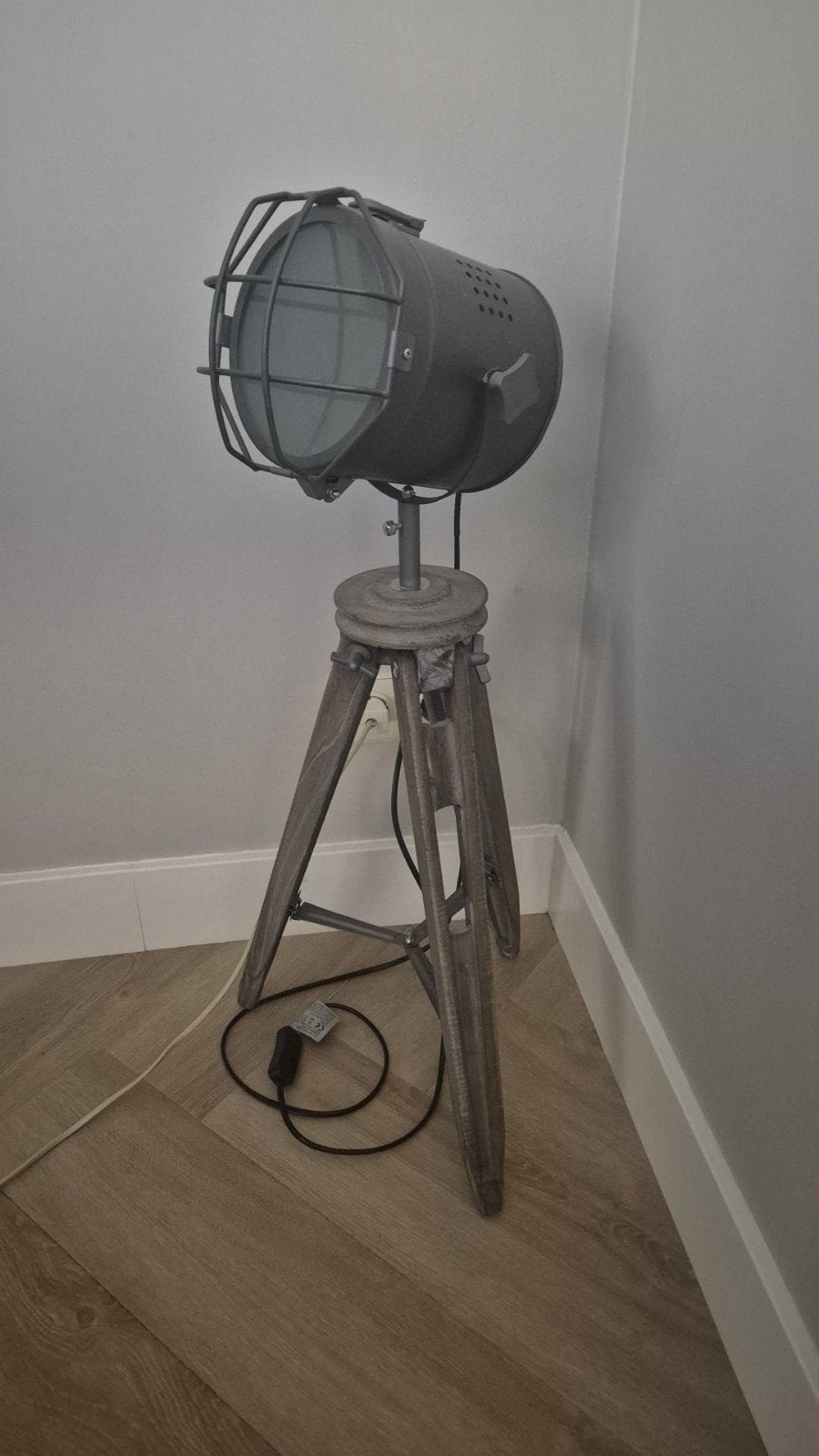 Industriele schemerlamp, Ophalen, Zo goed als nieuw, Minder dan 100 cm