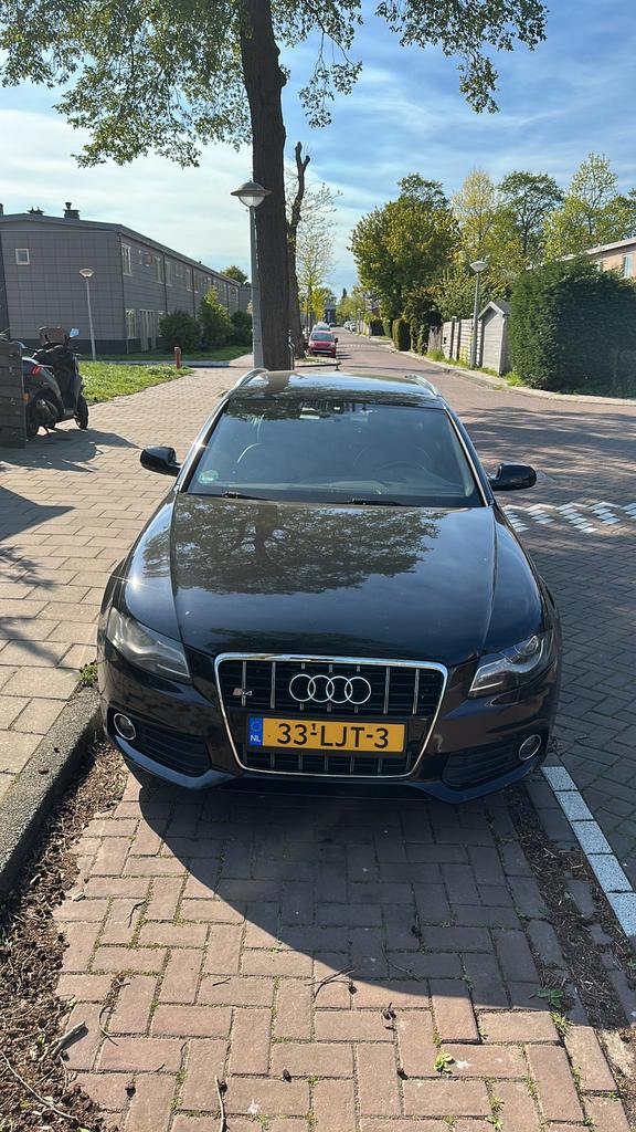 Audi A4 1.8 Tfsi 88KW Avant 2010 Zwart, Ophalen of Verzenden, Audi, Bumper