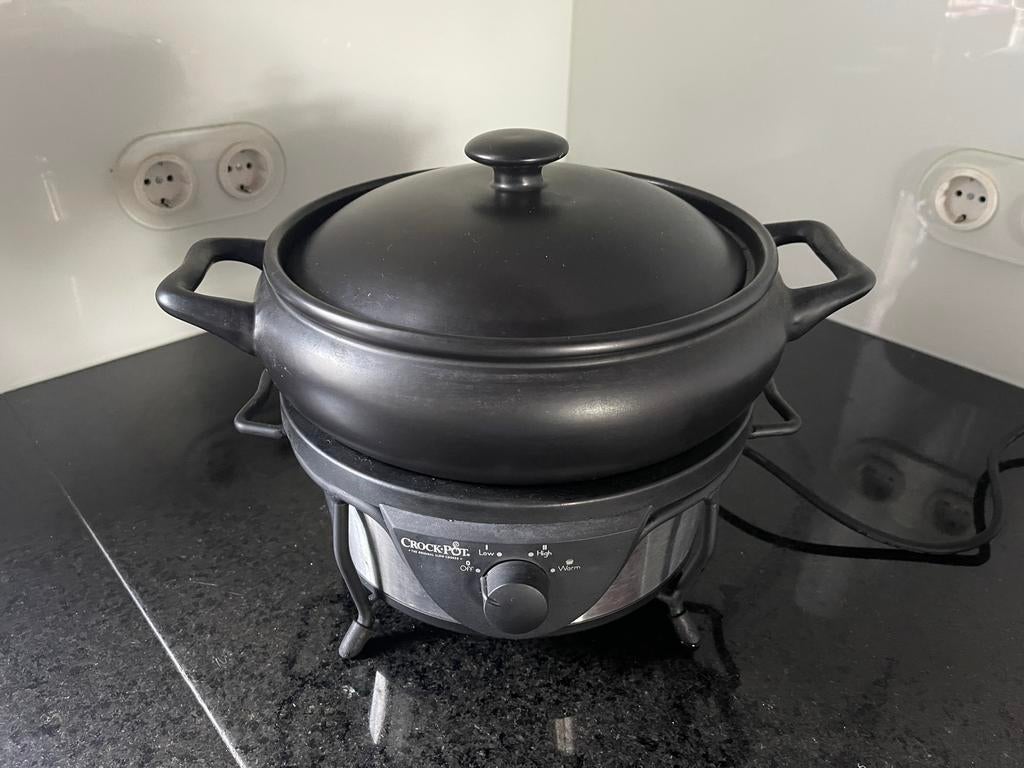 Crock-pot slow cooker, Ophalen of Verzenden, Zo goed als nieuw, Overige materialen, Pot, Bus of Blik