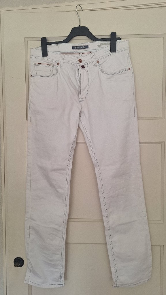 Pierre Cardin Fit Lyon Jeans Spijkerbroek wit 35/34 zgan, Pierre Cardin, Wit, Ophalen of Verzenden, Zo goed als nieuw