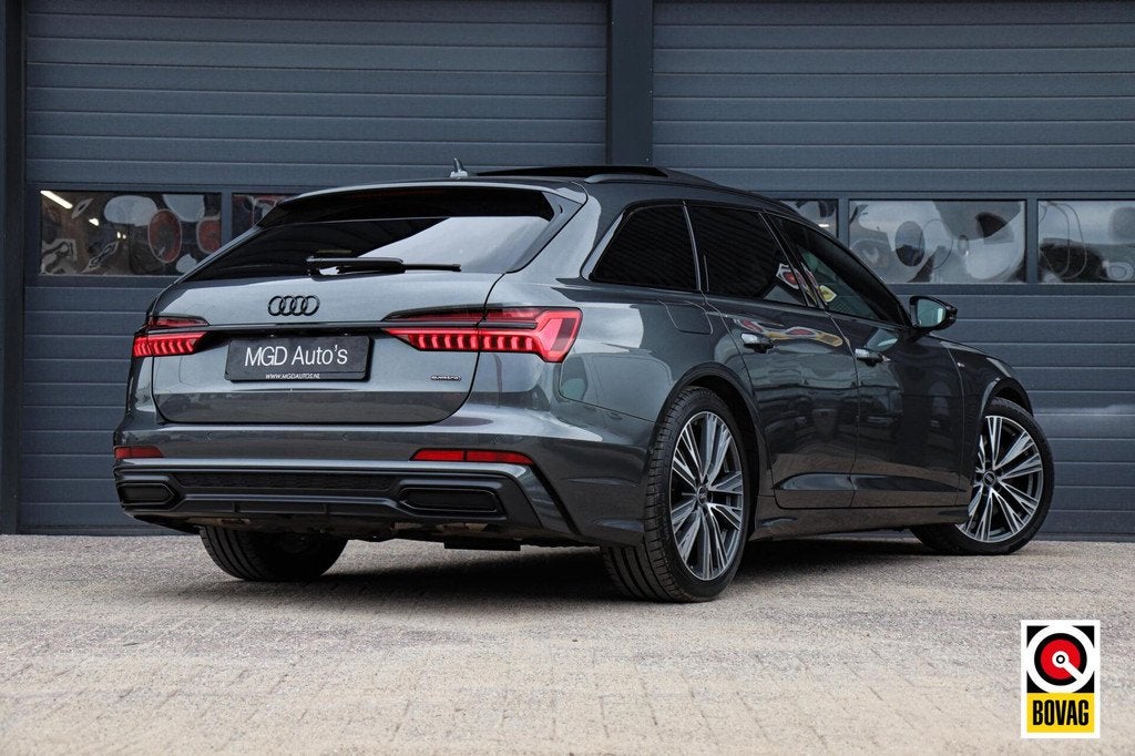 Audi A6 Avant 55 TFSIe Quattro Competition 3x S-Line |LED-MA, Auto's, Audi, Automaat, Gebruikt, Huisgarantie, 4 cilinders