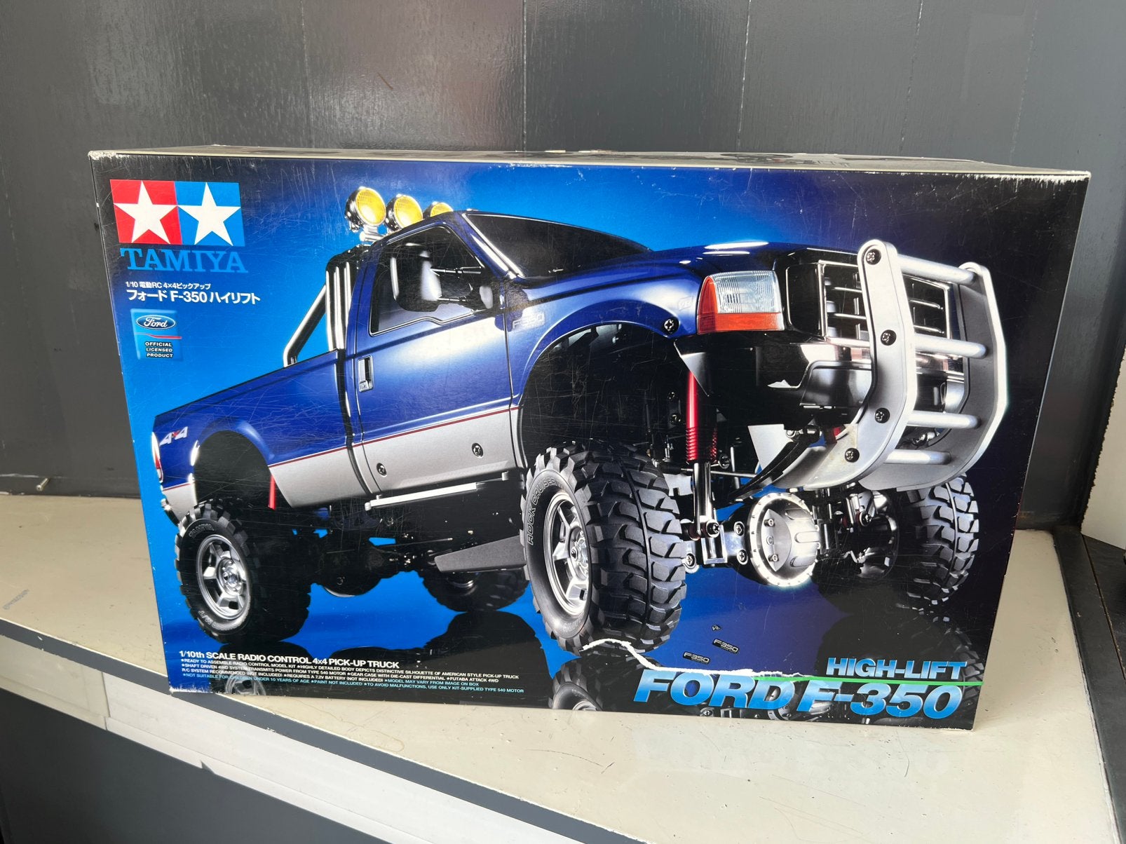 Tamiya Ford F350 HIGHLIFT, Hobby en Vrije tijd, Modelbouw | Radiografisch | Auto's, Japan, Auto offroad, Zo goed als nieuw, Tamiya