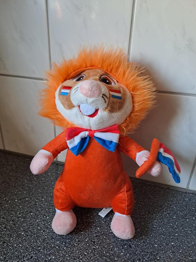 Leuke oranje leeuw knuffel van albert heijn, Albert Heijn, Ophalen of Verzenden, N.v.t, N.v.t