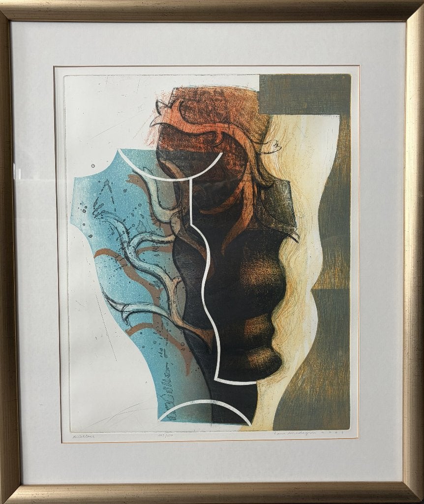 Hans Vredegoor – Drieklank (ets, 2003, gesigneerd, 103/150), 69 cm, Ets, Met tekst, 59 cm