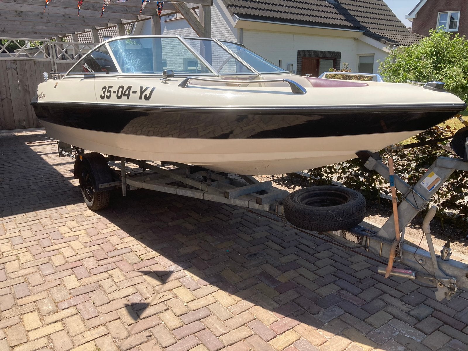Sensation bowrider compleet vaarklaar set, Watersport en Boten, Ophalen, Overige merken, Gebruikt, Viertaktmotor