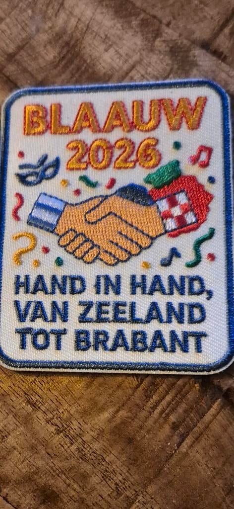 Embleem 2026 carnaval politie, Ophalen of Verzenden, Overige maten, Carnaval