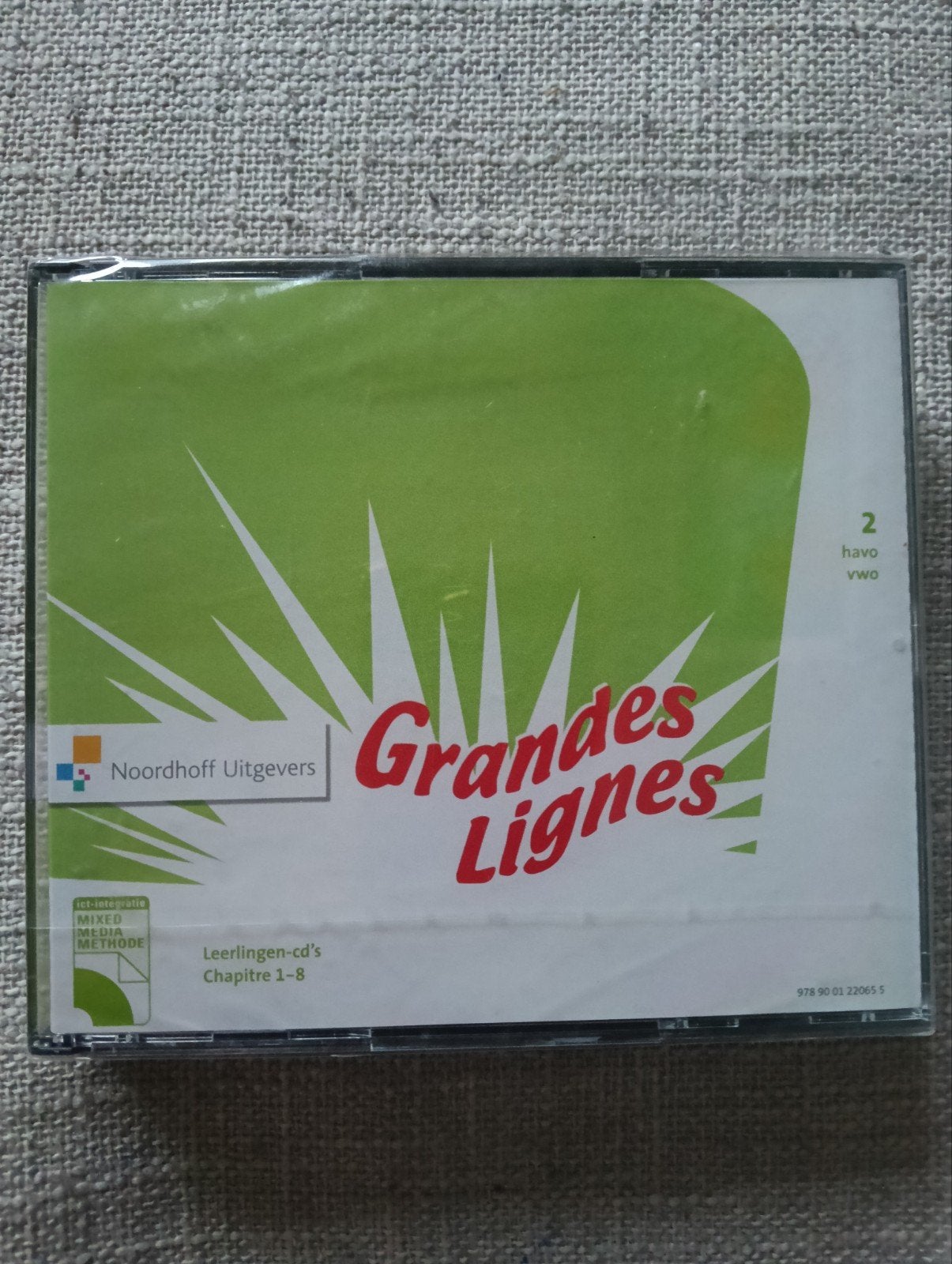 Grandes Lignes Leerlingen-cd's Chapitre 1-8 (Havo/Vwo 2), Ophalen of Verzenden, Nieuw in verpakking, Album, Inclusief doosje