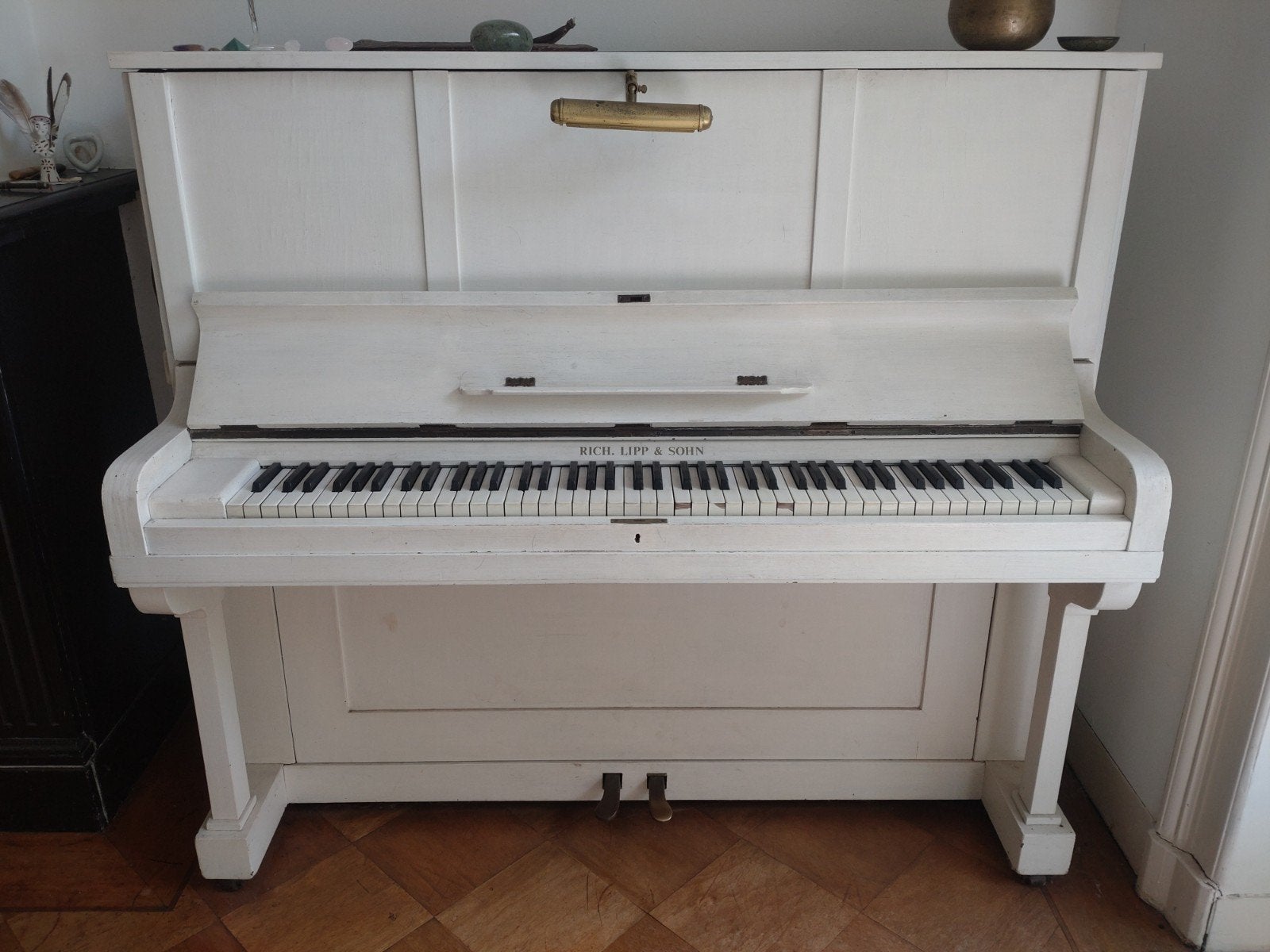 Rich. Lipp & Sohn Piano, Ophalen, Gebruikt, Wit
