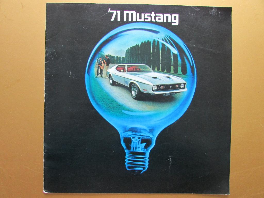 1971 Ford Mustang prestige brochure, Engels, Ophalen of Verzenden, Zo goed als nieuw, Ford