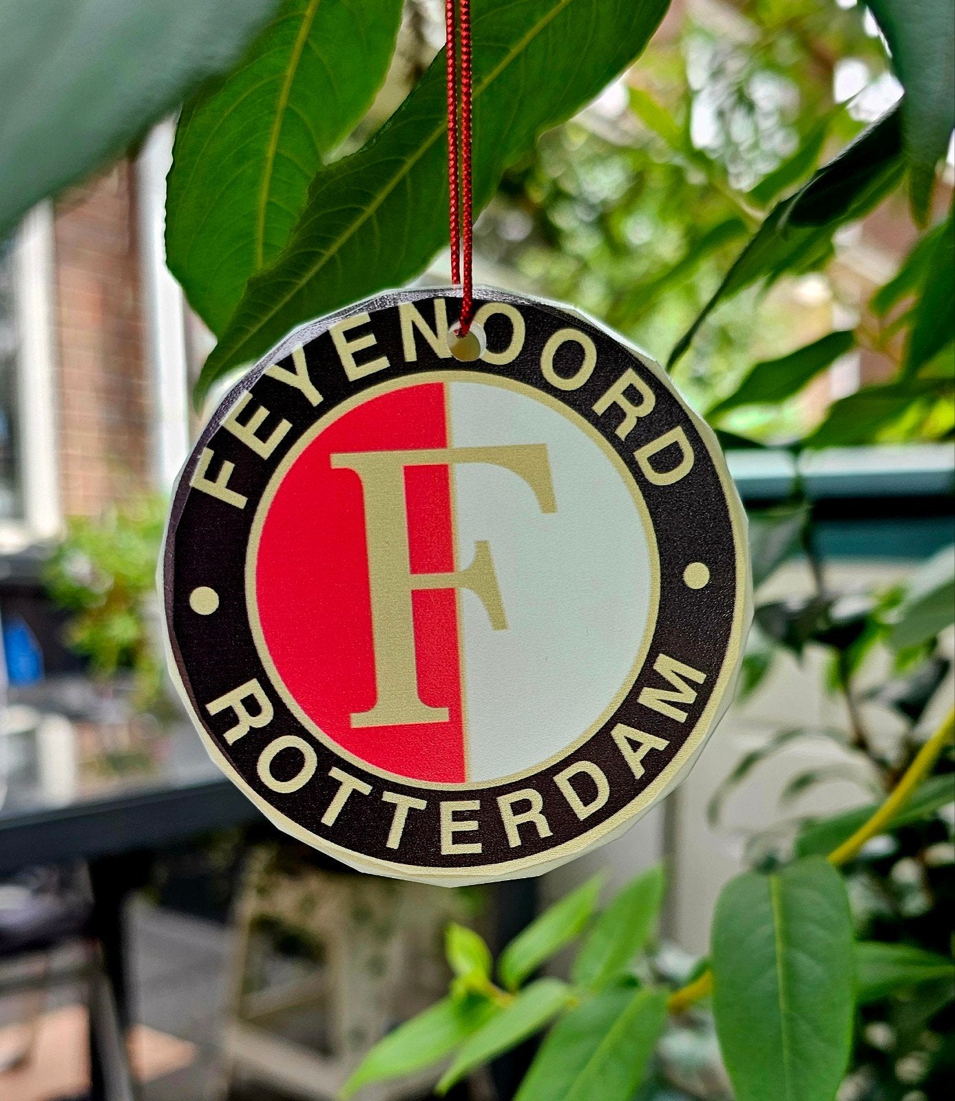 Glazen Feyenoord hanger - Perfect voor de echte fan!, Ophalen of Verzenden, Zo goed als nieuw, Feyenoord, Overige typen