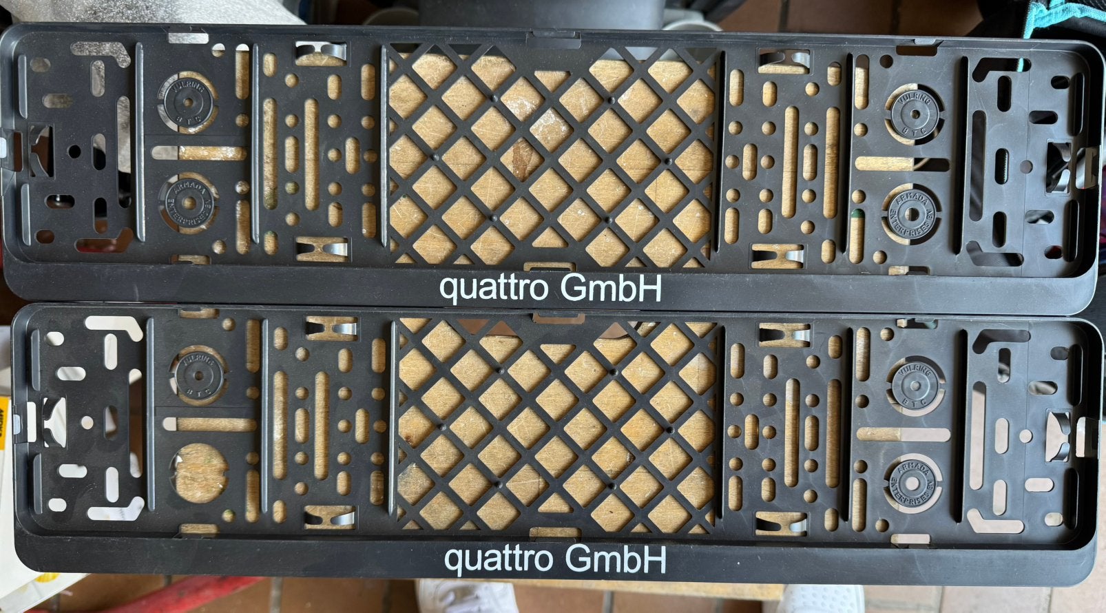 quattro GmbH nummerplaathouder., Ophalen of Verzenden, Nieuw