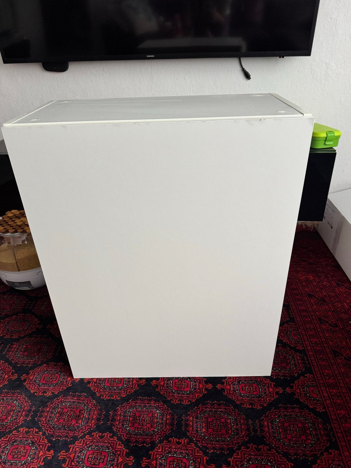 Ikea kast KNOXHULT Bovenkast met deur, wit, 60x75 cm, Ophalen, Gebruikt