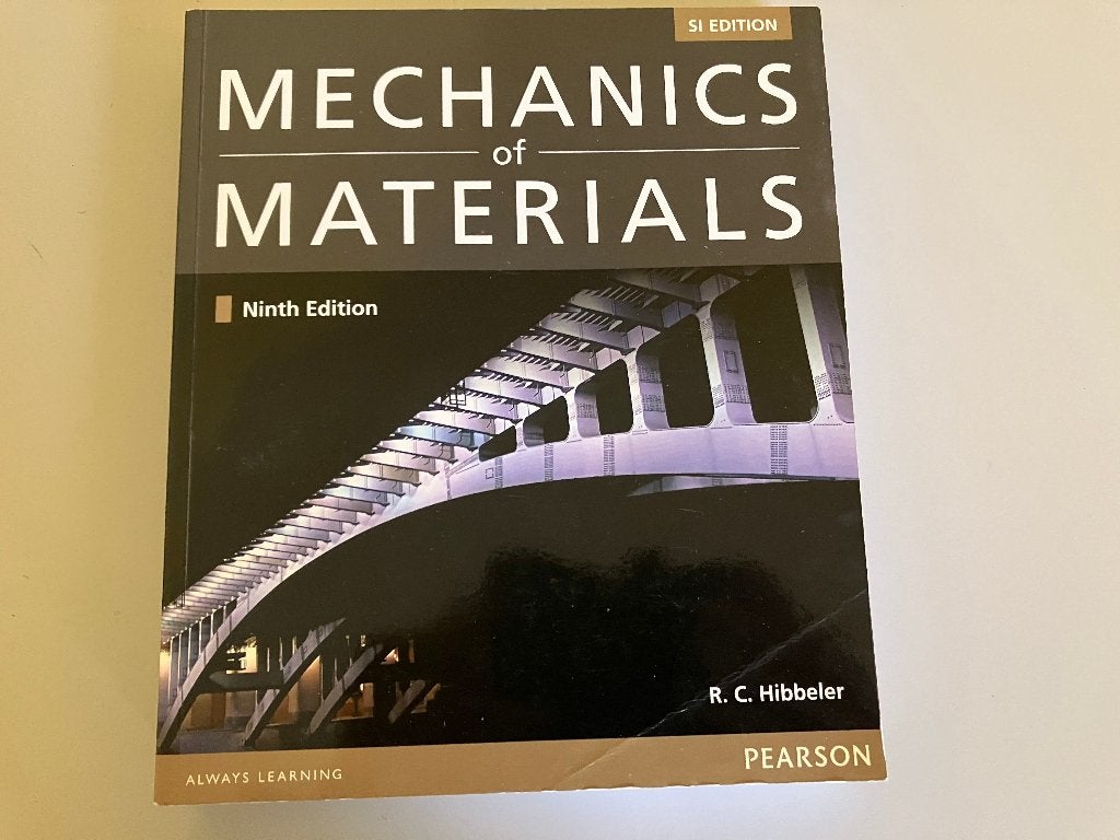 Mechanics of Materials SI Edition - studieboek WTB, R.C. Hibbeler, Ophalen of Verzenden, Beta, WO