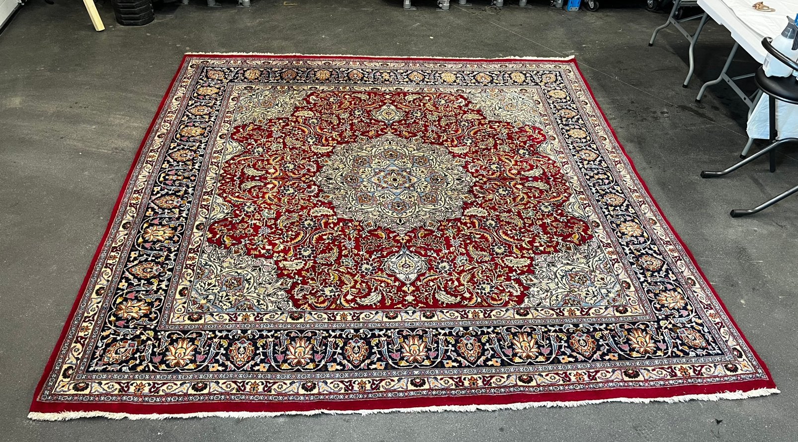 Perzisch Tapijt 3x3 meter. Zeer zware kwaliteit!, Ophalen, Vierkant, 200 cm of meer, Zo goed als nieuw