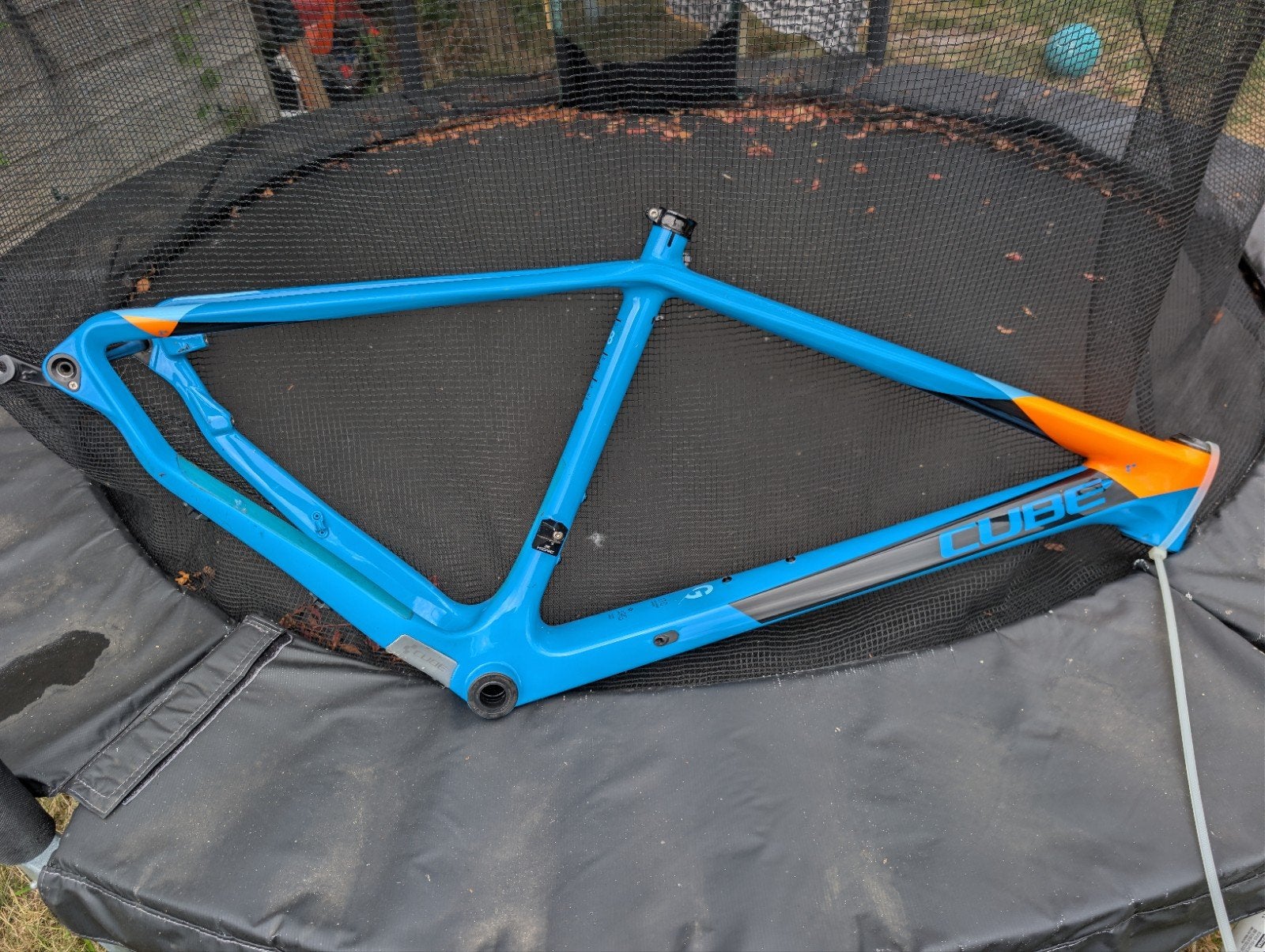 Cube Reaction Race Carbon frame 27.5 18 inch 46cm, Fietsen en Brommers, Ophalen, Frame, Gebruikt, Carbon